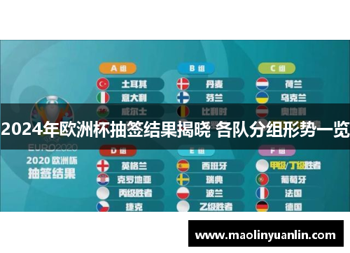 2024年欧洲杯抽签结果揭晓 各队分组形势一览